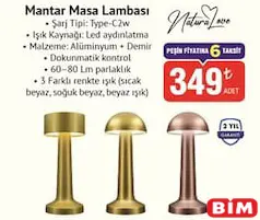 NATURALOVE MANTAR MASA LAMBASI fiyat ve kampanya bilgisi